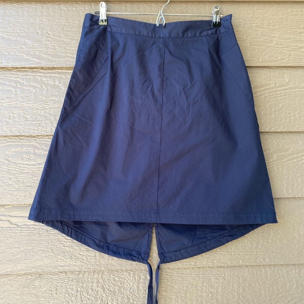 NWT! workshop andrea jovine blue navy skirt, size 8